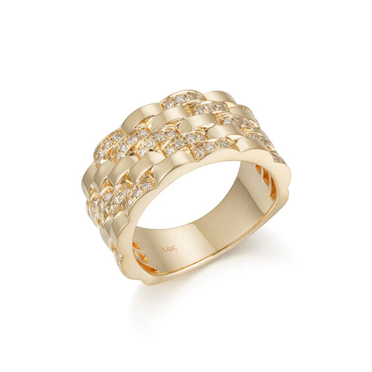 VS1 DIAMOND AND GOLD RING