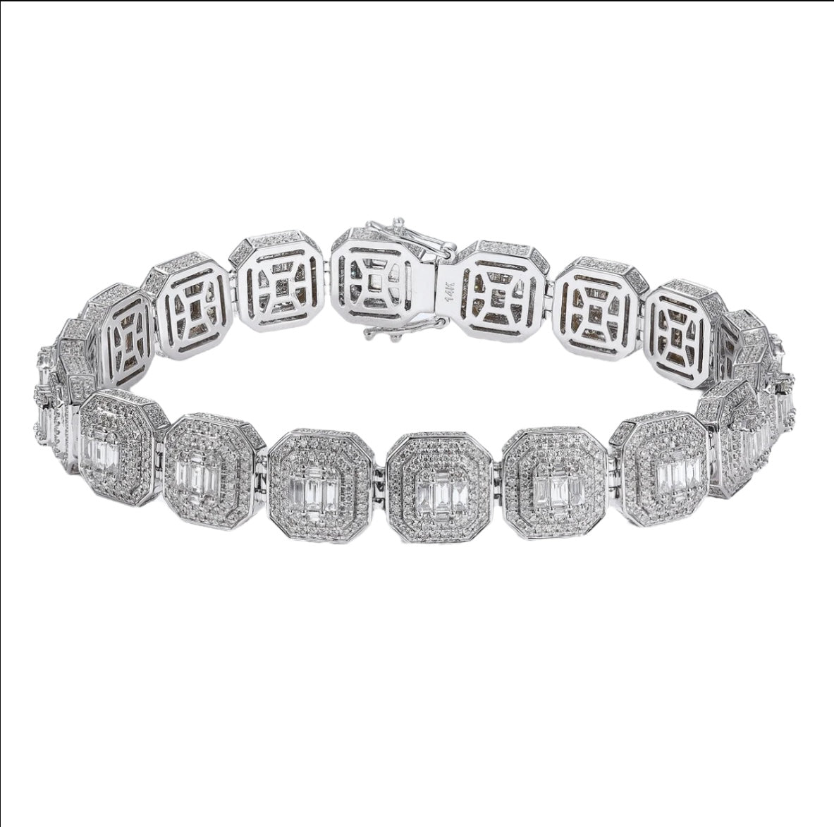 VS1 BAGUETTE DIAMOND BRACELET