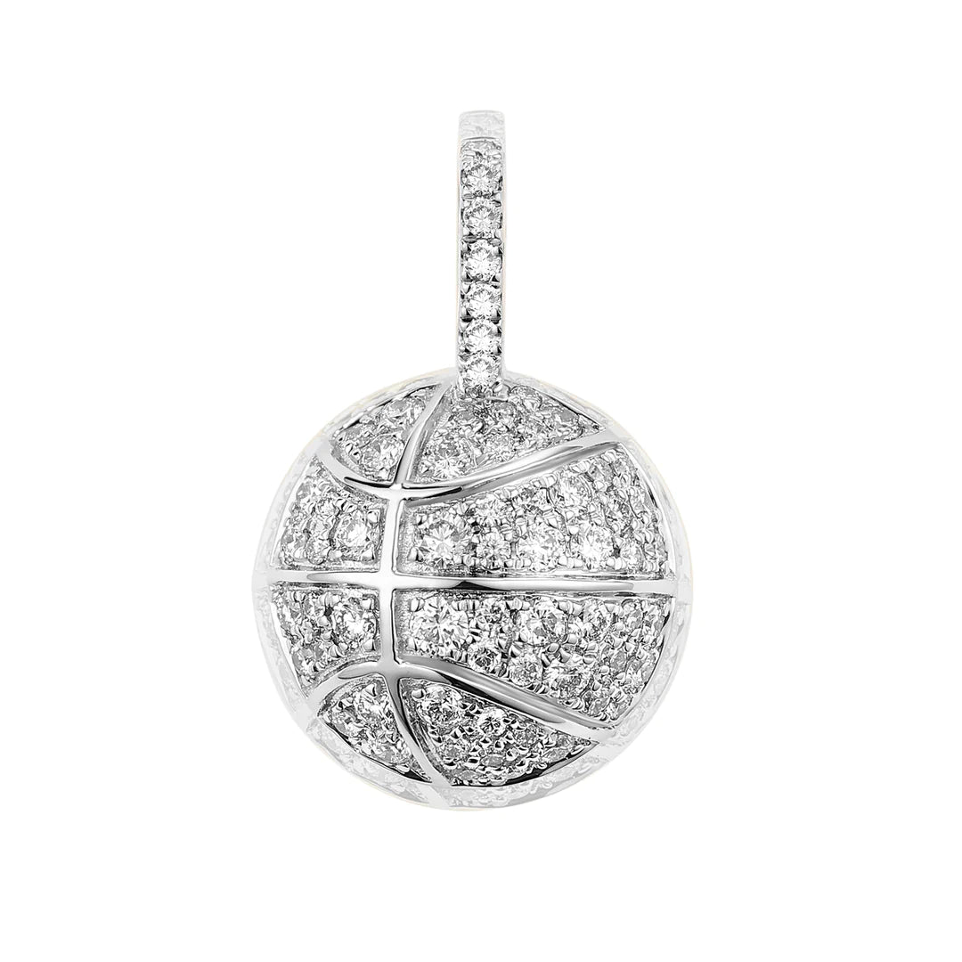 VS1 DIAMOND BASKETBALL PENDANT